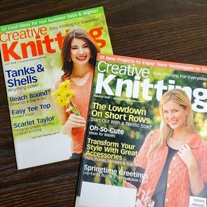 2 Creative Knitting issues March & July 2008